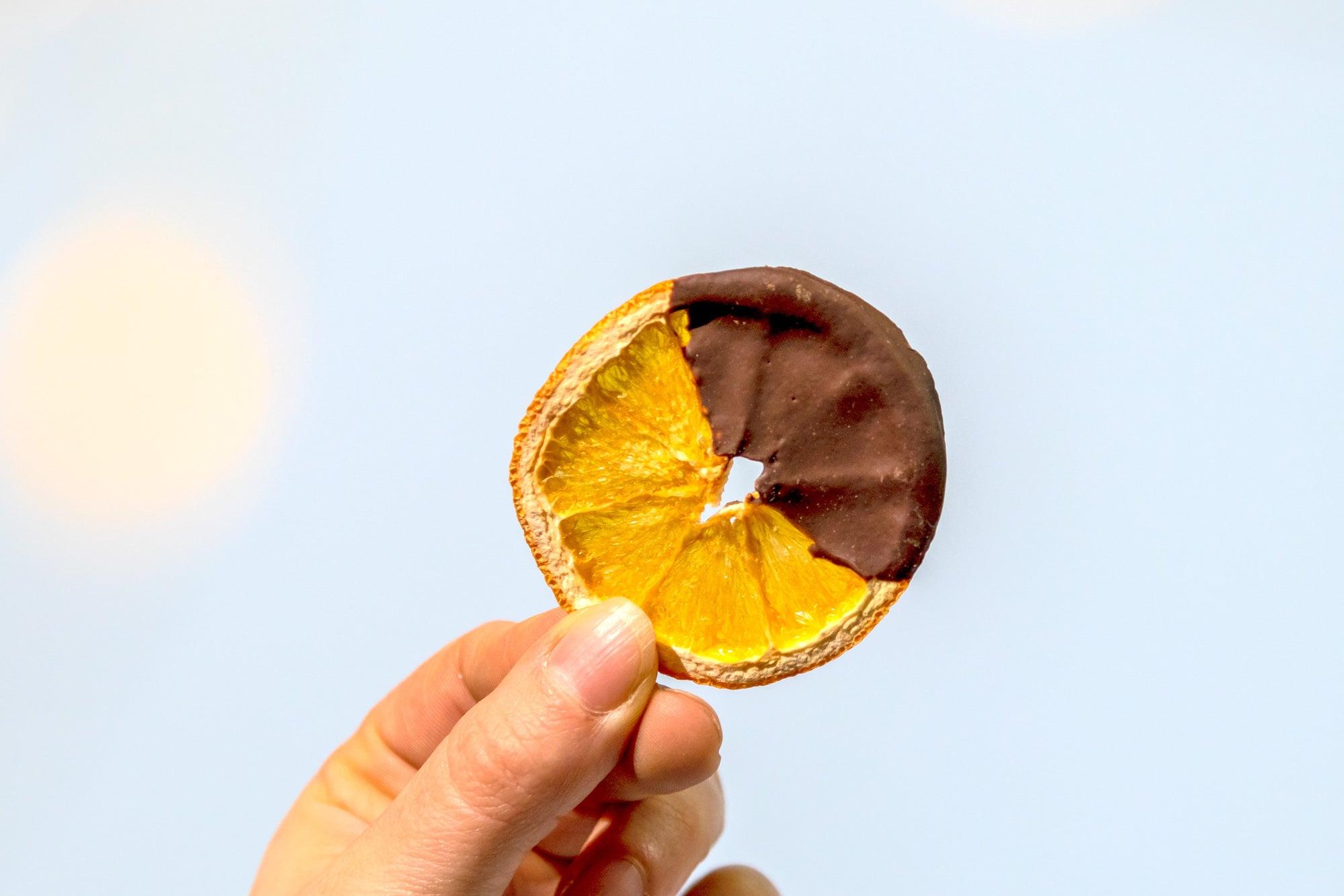 Chocolate Dipped Orange Chips